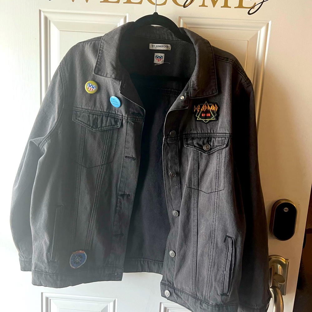 Def Leppard / Hysteria Women Jean Jacket size large
